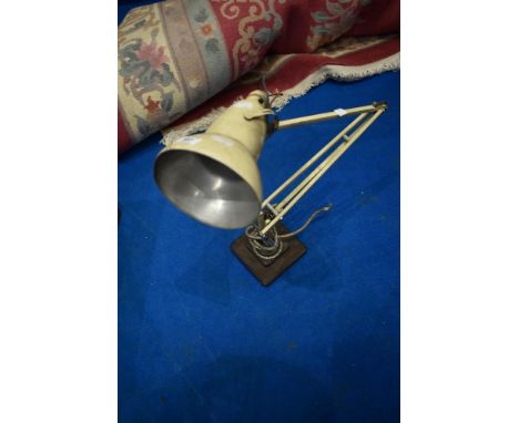 A vintage Herbert Terry anglepoise lamp