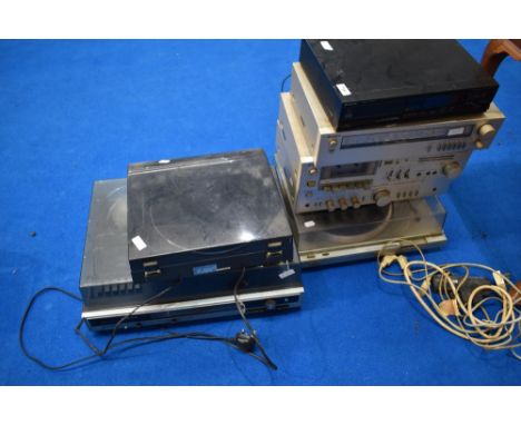 A selection of vintage hifi items