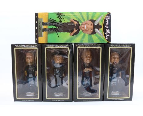 Set of 4 World Famous Gold and Silver Pawn Shop Las Vegas Nevada Collectable Novelty Bobbleheads to include Richard Harrison 