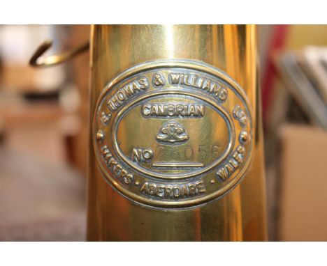 E Thomas &amp; Williams Ltd  of Cambrian No.26056 Brass Miners Lamp 