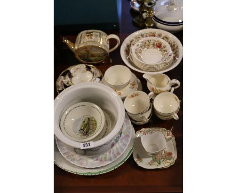 Collection of assorted ceramics inc. Coalport, Standard China, Myott etc 