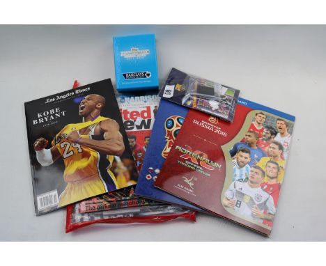 Box of Topps Authentics Trading Cards 2011 - 2012, Completed FIFA World Cup Russia 2018 Panini Album, Collection of Sports Ep