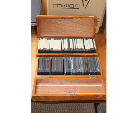 2 Boxes of assorted Architectural and and Churches of Europe Magic Lantern Slides 