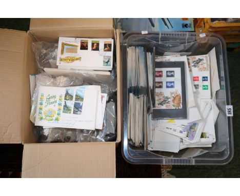 2 Large boxes of British First Day Covers 