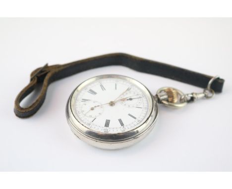 19thC Silver cased pocket watch with Second dial 1893 