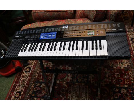 Casio Tonebank CT-470 Keyboard on Stand 