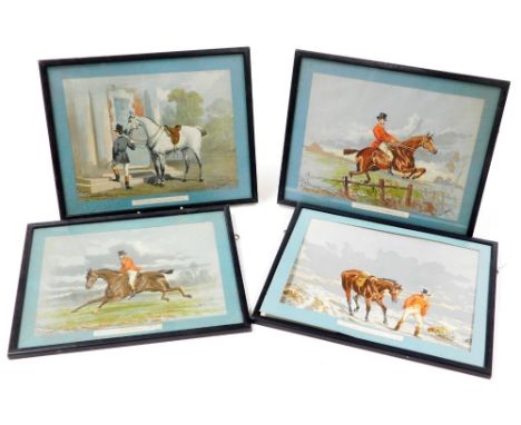 After Alfred Frank de Prades (French, 1825-1885). The Country Gentleman, the second series, prints, comprising hunting sketch