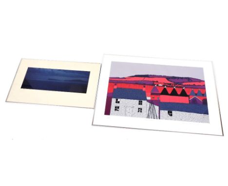 After Daniel Humphries. Hop Farm Kent, limited edition print, 92/100, signed, 62cm x 87.5cm, together with Hugo Barclay, St D
