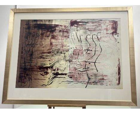 Jo Ganth (British 1963-), Untitled - Abstract, limited print 1/4, signed and dated '96 in pencil bottom right, framed. (60cmx