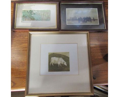 Glynn Thomas, limited edition print, Lily of the Valley, together with two other prints