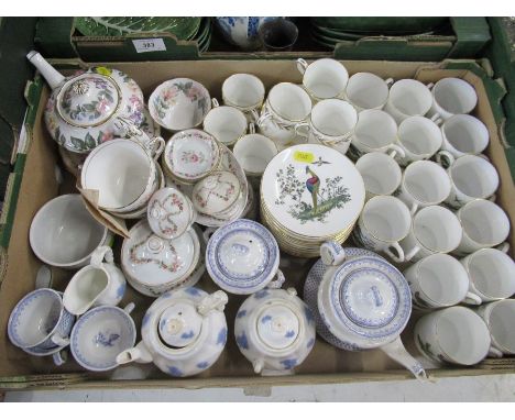 A collection of tea sets, to include 19th century and later children's sets, Royal Worcester, Paragon
