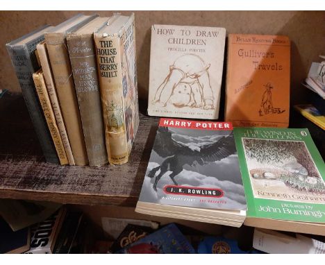 14 childrens books to include The Silver Arrow, a Ladybird Robin Hood adventure, Gullivers Travels etc [our ref: 588c]