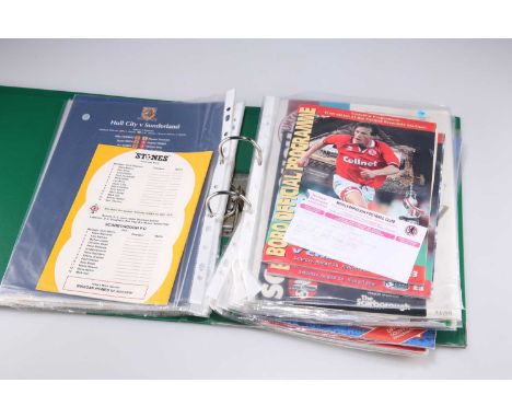 FOOTBALL PROGRAMMES, INCLUDING THE FIRST AND LAST GAMES AT NEW AND OLD GROUNDS  Barnet v Crewe Alexandra, 1991; Cambridge Uni