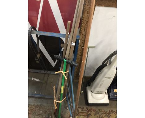 A bundle of garden tools 