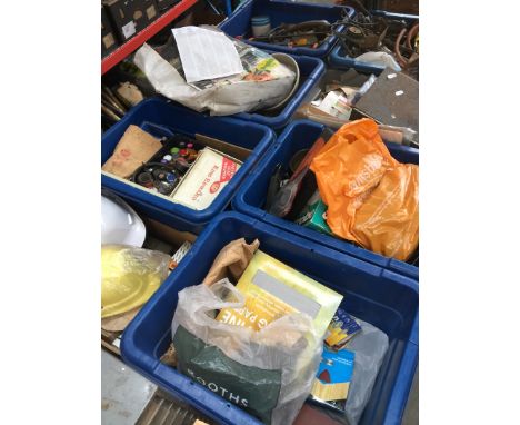 Large quantity of various tools, contents of 7 big crates 