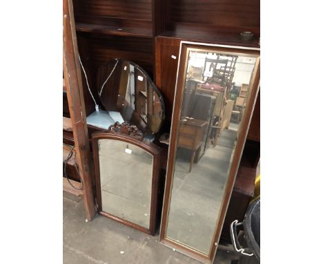 3 mirrors and a print 