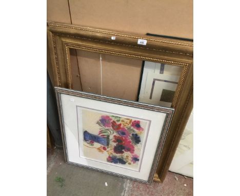 Frame and a signed print 