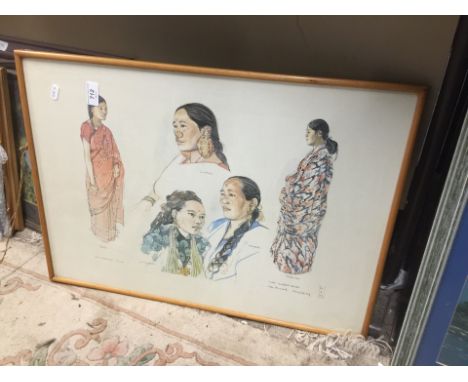 Ken Howard signed print 
