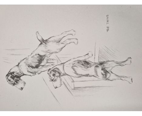 SEVEN BOOKS RELATING TO DOGS AND HUNTING, ILLUSTRATED BY LIONEL EDWARDS, G D ARMOUR, J H DOWD, K F BARKER AND CECIL ALDIN