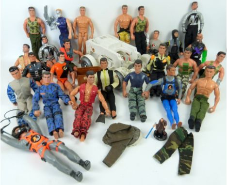 A collection of Action Man figures and accessories. (qty)