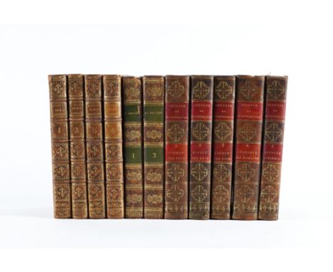 LA FONTAINE, Jean de (1621-95). Fables Choisies, Bouillon, 1776, 4 volumes, 8vo, frontispiece and 248 engraved plates, contem