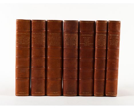 NONESUCH PRESS - William SHAKESPEARE (1564-1616). The Works, London, The Nonesuch Press, 1929-33, 7 volumes, large 8vo, origi