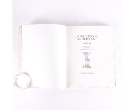 MILNE, A. A. (1882-1956). A Gallery of Children, London, [1925]. 4to, 12 coloured plates by H. Willebeek le Mair, original cr