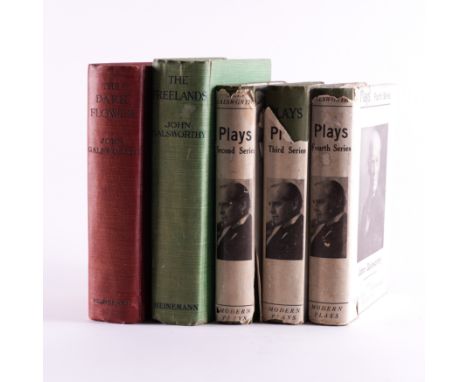 GALSWORTHY, John (1867-1933). The Dark Flower, London, 1913, 8vo, original cloth. FIRST EDITION, PRESENTATION COPY, inscribed