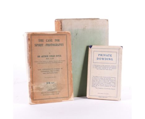 CONAN DOYLE, Arthur (1859-1930). The Case for Spirit Photography, London, [1922], 8vo, 16 photographed plates, original wrapp