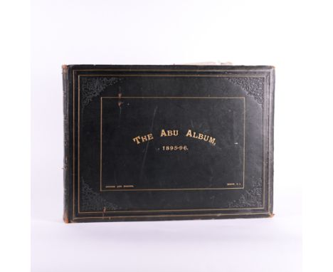 The Abu Album, 1895-96. Mhow, India: Herzog & Higgins, [1895-96], oblong 4to, 43 mounted photographs, with 2 additional photo