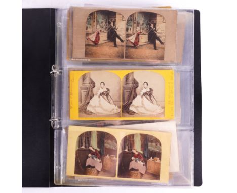 PHOTOGRAPHY, STEREOSCOPIC SLIDES - A collection of 47 stereoscopic slides of various subjects including Norwich, Great Yarmou
