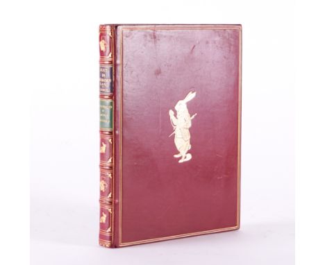 BINDING - "Lewis CARROLL" (1832-98). Alice's Adventures in Wonderland, London, 1974, 4to, 13 coloured plates by Arthur Rackha