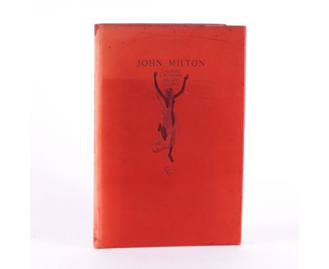 GREGYNOG PRESS - John Milton (1608-74). Four Poems. L' Allegro. Il Penseroso. Arcades. Lycidas, Newtown, 1933, large 8vo, woo