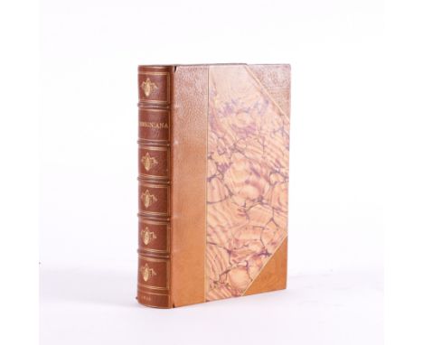 JOHNSON, Samuel (1709-84) - Johnsoniana, London, John Murray, 1836, 8vo, engraved plates, FINELY BOUND in half tan morocco by