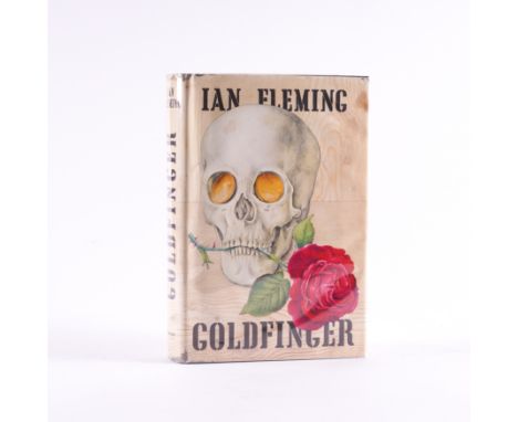 FLEMING, Ian (1908-64). Goldfinger, New York, 1959, 8vo, half title (a few pages with light stains and spots), original black
