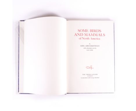 AMUCHASTEGUI, Axel (1921-2002, illustrator). Some Birds and Mammals of North America, London, 1971, folio, 16 coloured plates