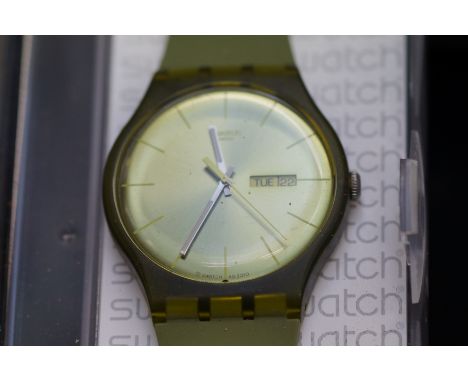 Swatch watch boxed 
