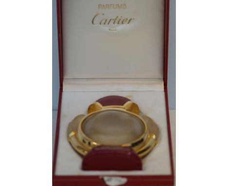 Cartier boxed perfume bottle panthere Height 14 cm 
