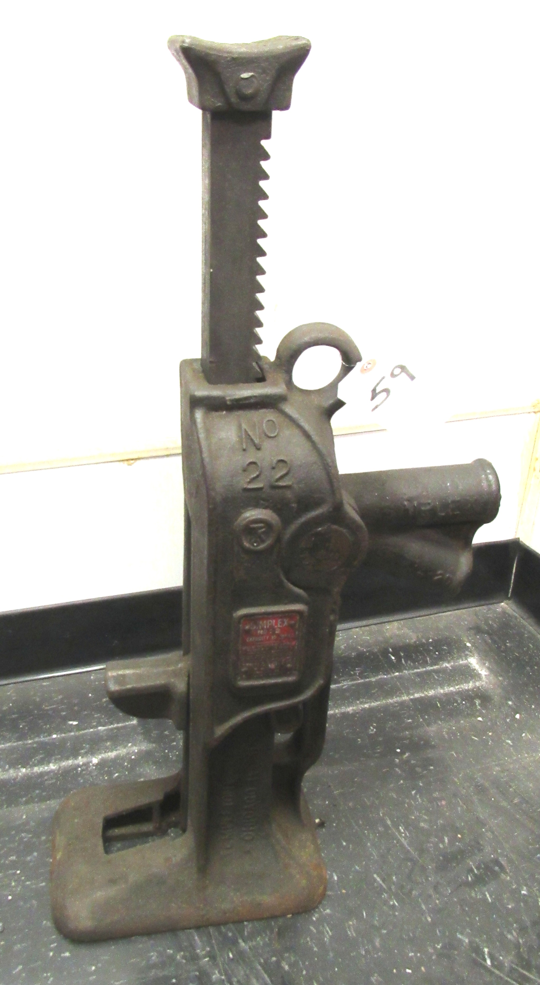 Simplex No. 22 10 Ton Railroad Jack