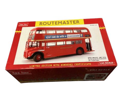 Sun Star 1:24 Scale diecast Limited Edition London Transport Routemaster First production with Leyland Engine Double Decker B