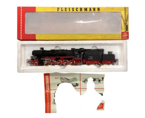 Railway OO gauge boxed selection of locomotives &amp; tenders with Fleischmann 1363, Triang/Hornby Princess Elizabeth R258 NS