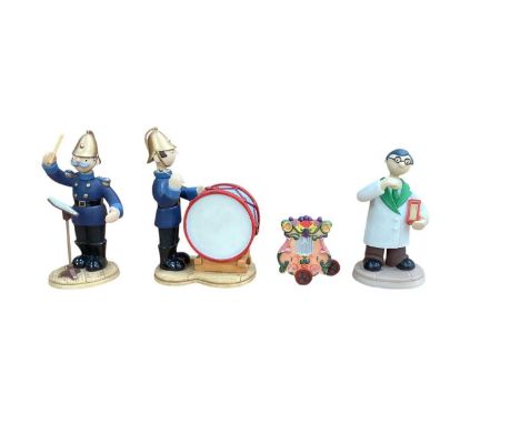 Collection of 16 Robert Harrop Camberwick Green figures - Dibble Bass Drum CG74, Captain Flack Conductor CG69, Trumtoshire Si