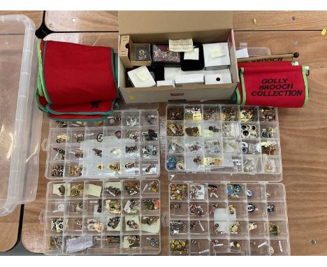 Extensive collection of approximately 350 enamel Golly badges&nbsp;Notice from the&nbsp;the-saleroom.com:&nbsp;These items ar