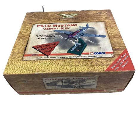 Corgi Limited Edition The Aviation Archive 1:32 scale diecast model deluxe P51D Mustang "Jersey Jerk", boxed, Corgi Predators