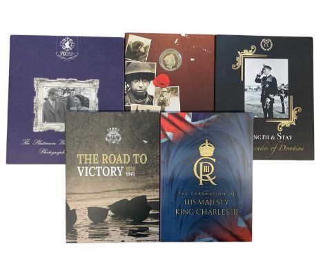 World - Mixed coinage &amp; banknotes to include G.B. silver Crown 1890F, Isle of Man silver proof Crown 'Supermarine Spitfir