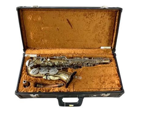 Corton saxophone in case