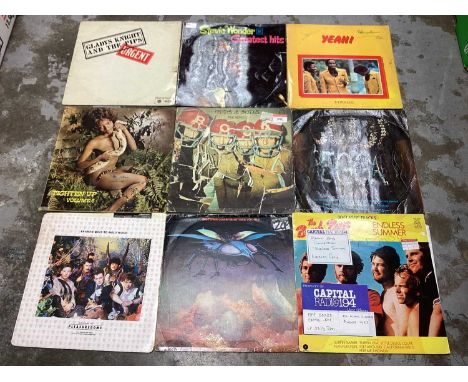 Collection of records, including Rolling Stones, The Who, Beach Boys, Beatles, etcNot all records in this lot have been photo