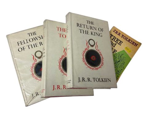 Lord of the Rings - three volumes, including The Fellowship of the Ring, thirteenth impression, Two Towers, tenth impression 