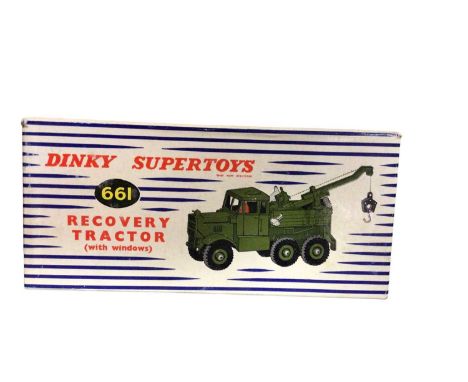 Dinky Supertoys Tank Transporter, No.660 &amp; Recovery Tractor, No.661, both boxed (2)