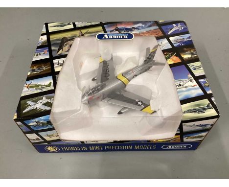 Franklin Mint Armour Collection 1:48 scale diecast model F-86 Sabre Beautious Butch II USAF 12910/FU-910, in original box No.